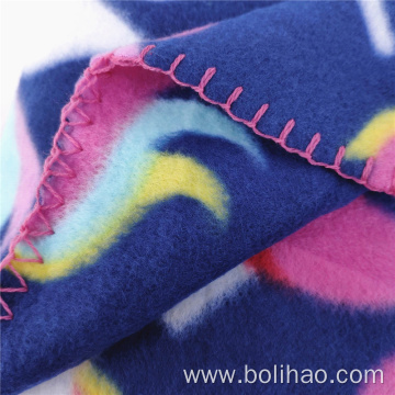 Wholesale Customized Soft Blanket polar fleece blanket dark color